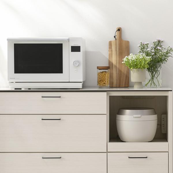 Panasonic 人気のBistroオーブンレンジの2点セット【オーブンレンジ25L & 炊飯器5.5合】