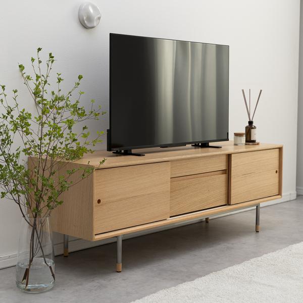 4K液晶テレビのリッチな家電セット【43V型 & 収納付きサイドボード】