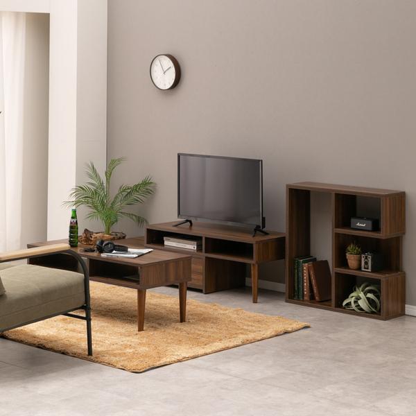 テレビ周りのインテリアセット【オープンラック & テレビボード & センターテーブル】