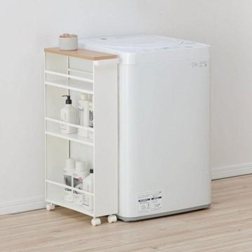 山崎実業 TOWER ハンドル付きスリムワゴン
