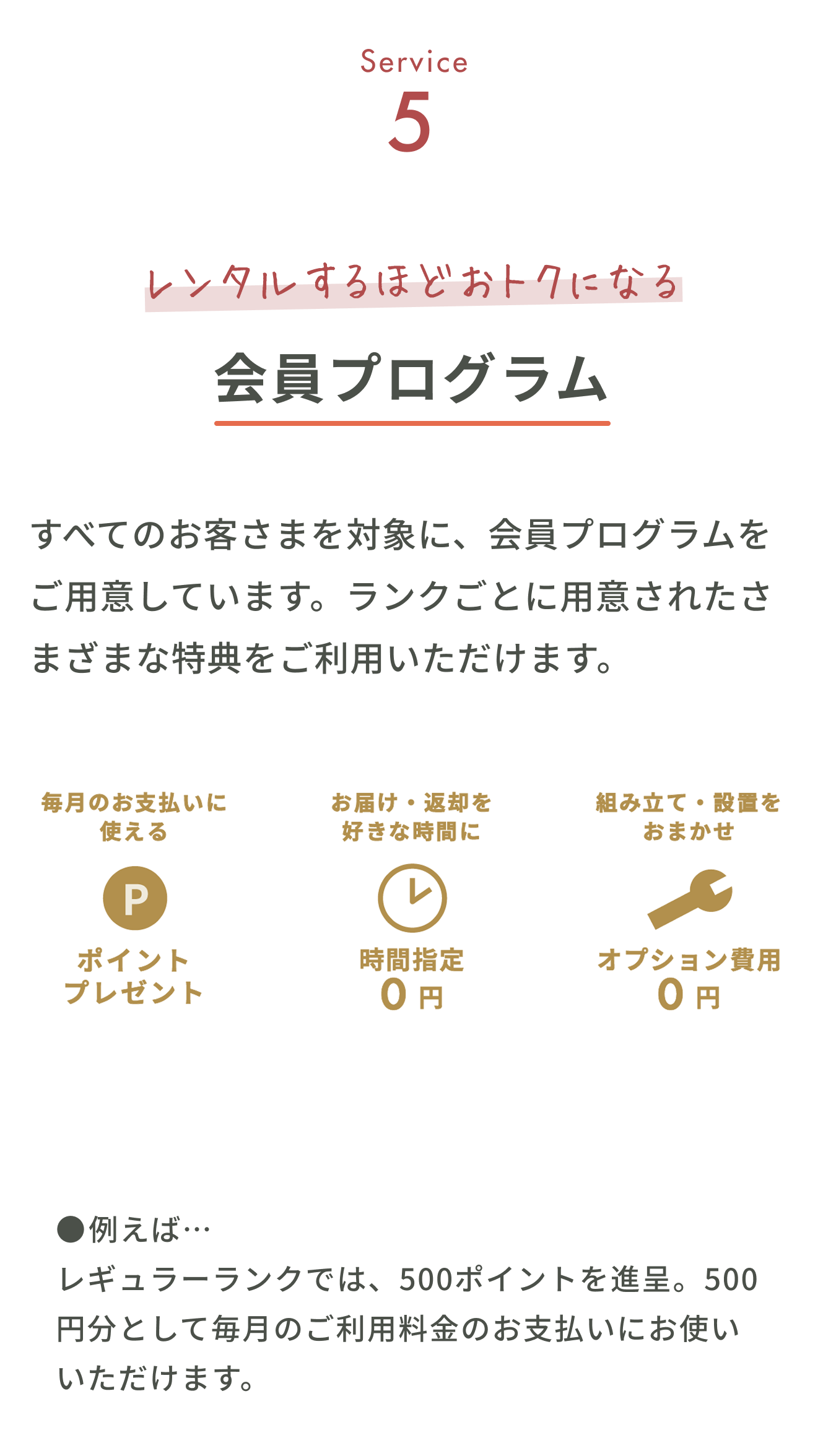 会員プログラム