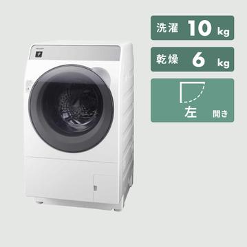 SHARP ドラム式洗濯乾燥機 スタイリッシュデザインタイプ【洗濯10㎏ / 乾燥6kg】