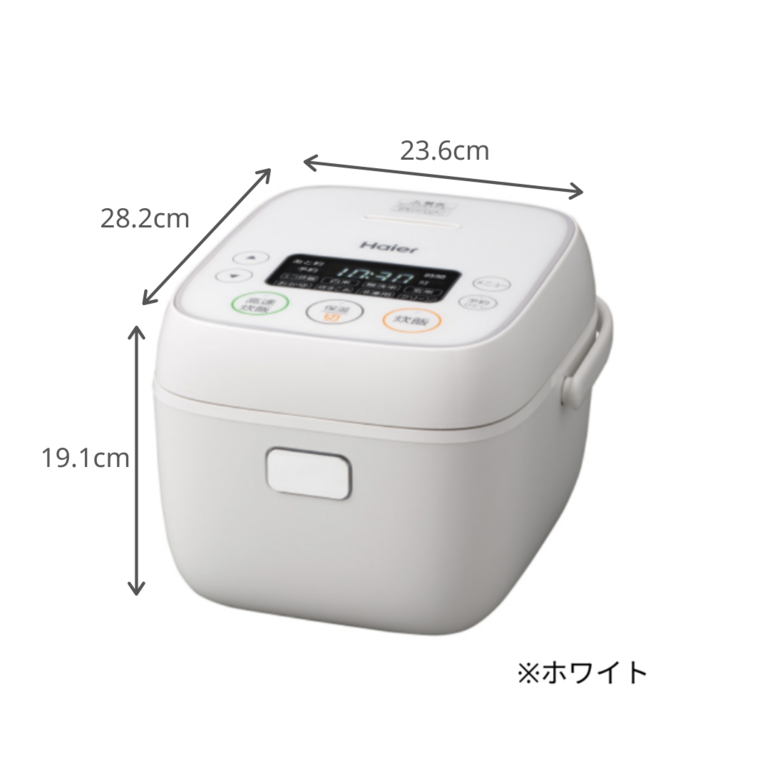 炊飯器(3合炊き) 3合炊き Haier / ハイアールのレンタル 炊飯器(3合炊き) 3合炊き Haier / ハイアールのレンタル
