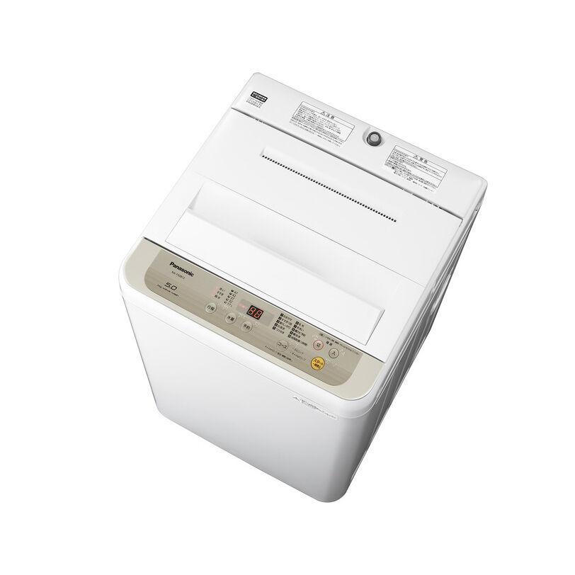 送料込 Panasonic 5kg全自動洗濯機 NA-F50B10 簡易乾燥付-