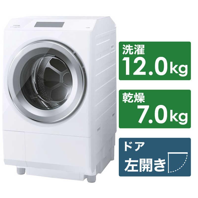 TW-127X9L地域限定送料無料　美品 東芝 ドラム式洗濯乾燥機 ガラスパネルTW-127X9L