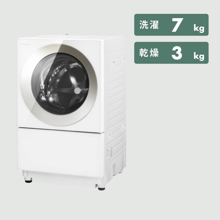 Panasonic コンパクトドラム式洗濯乾燥機 Cuble【洗濯7kg/乾燥3kg 