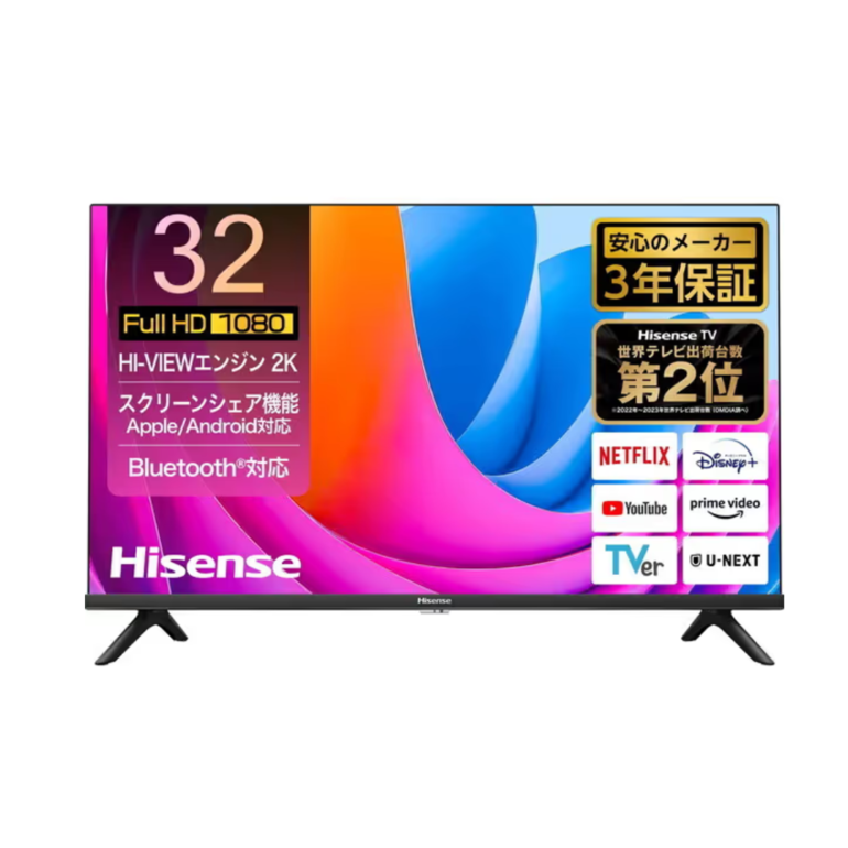 Hisense フルハイビジョン 液晶テレビ 32V型 Hisense フル Hisense フルハイビジョン 液晶テレビ 32V型 Hisense フル