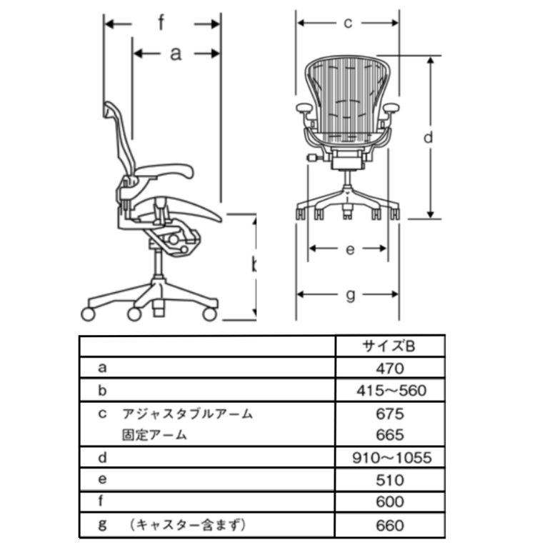 HermanMiller アーロンチェア クラシック ランバーサポート フル HermanMiller アーロンチェア クラシック ランバーサポート フル