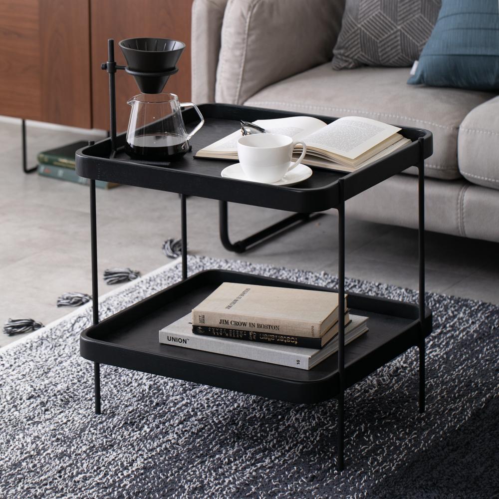 moda en casa フムラ サイドテーブル 幅50×奥行45×高さ50cm moda
