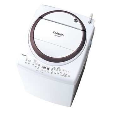 TOSHIBA 縦型洗濯乾燥機 ZABOON　【洗濯8.0kg /乾燥4.5kg】