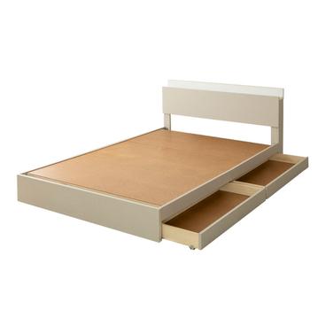 Apel ツートン 宮付き 収納ベッドフレーム OHKA